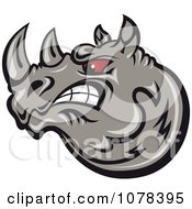 Poster, Art Print Of Angry Gray Rhino Logo