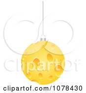 Poster, Art Print Of 3d Hanging Cheese Christmas Bauble