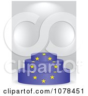 Poster, Art Print Of 3d European Flag Podium