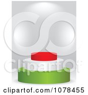 3d Hungarian Flag Podium