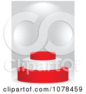 Poster, Art Print Of 3d Austrian Flag Podium