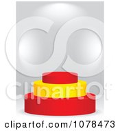 Poster, Art Print Of 3d Spanish Flag Podium