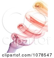Clipart Abstract Smoke Dots Background Royalty Free Vector Illustration