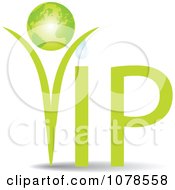 Poster, Art Print Of Green Vip Globe Dewy Plant