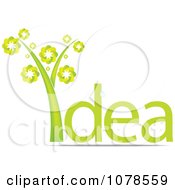 Poster, Art Print Of Green Idea Plant