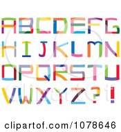 Poster, Art Print Of Colorful Capital Letters