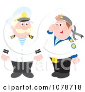 Poster, Art Print Of Male Captain And Sailor