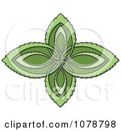 Poster, Art Print Of Celtic Leaf Design