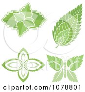 Poster, Art Print Of Mint Leaf Designs
