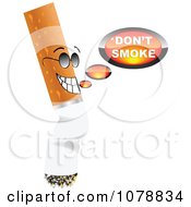 Poster, Art Print Of Cigarette Saying Dont Smoke