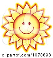 Poster, Art Print Of Smiling Sunflower