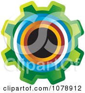 Poster, Art Print Of Colorful Gear Cog Logo