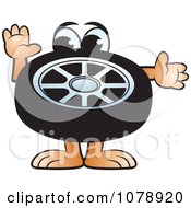 Poster, Art Print Of Car Tire Character