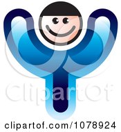 Clipart Letter Y Person Royalty Free Vector Illustration