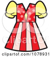 Clipart Girls Dress Royalty Free Vector Illustration