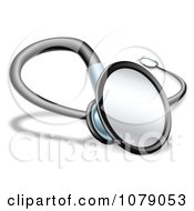 Clipart Closeup Of A 3d Stethoscope Royalty Free Vector Illustration