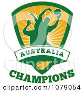 Poster, Art Print Of Australia Champions Rugby Shield