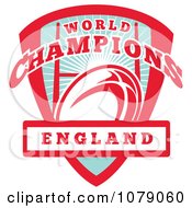 Poster, Art Print Of England World Champions Rugby Shield