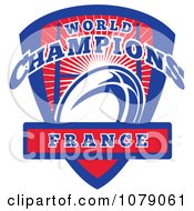 Poster, Art Print Of France World Champions Rugby Shield