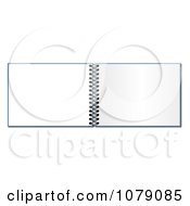 Clipart Open Spiral Notebook With Blank Pages Royalty Free Illustration