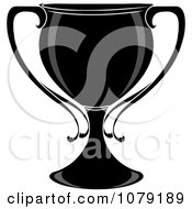 Black And White Trophy Cup