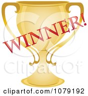 Clipart Gold Winner Trophy Cup Royalty Free Vector Illustration