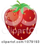 Poster, Art Print Of Ripe Red Strawberry