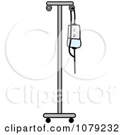 Clipart Hospital IV Fluid Stand Royalty Free Vector Illustration
