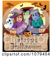 Poster, Art Print Of Trick Or Treater Happy Halloween Greeting
