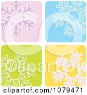 Poster, Art Print Of Christmas Snowflakes