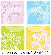Clipart Christmas Snowflakes Royalty Free Vector Illustration
