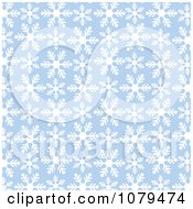 Clipart Blue Christmas Snowflake Winter Background 2 Royalty Free Vector Illustration