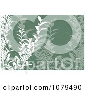 Poster, Art Print Of Green Floral Background