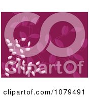 Clipart Purple Vine Background Royalty Free Vector Illustration