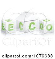Poster, Art Print Of 3d Boxes Spelling Eco