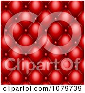Clipart 3d Red Upholstery Pattern Royalty Free Vector Illustration