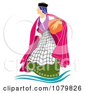 Poster, Art Print Of Woman Carrying A Jar
