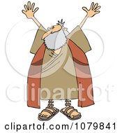 Poster, Art Print Of Moses Holding Up His Arms