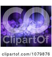 Clipart Purple Sparkly Bokeh Light Background Royalty Free Illustration
