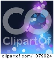 Poster, Art Print Of Blue And Purple Sparkle Background