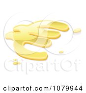 Clipart 3d Liquid Gold Euro Symbol Royalty Free Vector Illustration