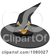 Clipart Evil Witch Hat Royalty Free Vector Illustration