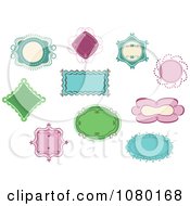 Poster, Art Print Of Set Of Colorful Frames And Labels