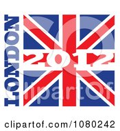 Clipart 2012 London Olympics Flag Royalty Free Vector Illustration