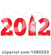 Poster, Art Print Of Red 2012 With Big Ben