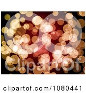 Poster, Art Print Of Orange And Red Bokeh Light Background