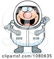Chubby Astronaut Waving