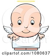 Poster, Art Print Of Cute Baby Boy Angel