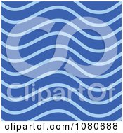 Poster, Art Print Of Blue Wave Background