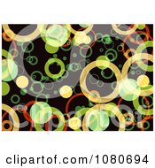 Clipart Retro Bubble Background Royalty Free Illustration